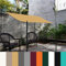 Voile d'ombrage Carré 2.5x3M Protection Soleil Toile d'ombrage Rectangulaire avec kit d'installation Robuste pour Jardin & terrasse, Couleur Crème
