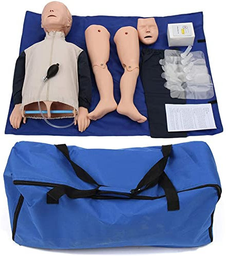Anatomiemodell Skelettmodell HLW-Trainingspuppe Kinder Erste-Hilfe-Puppe für künstliche Beatmung Brustkompressionen