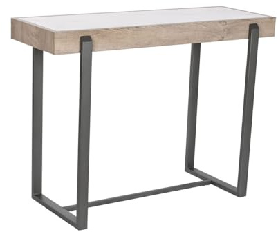Home ESPRIT Konsole Weiß Braun Grau Metall 100 x 39 x 75 cm