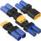 Xiatiaosann XT60-auf-EC5-Stecker-Adapter, EC5-Stecker auf XT60-Buchse und EC5-Buchse auf XT60-Stecker für LiPo-Akku-Anschlussadapter (4er-Pack)