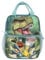 Depesche 11778 Dino World Danger - Rucksack für Kinder in Dunkelgrün mit Trex Motiv, Tasche mit verstellbaren Trägern und Seitentaschen