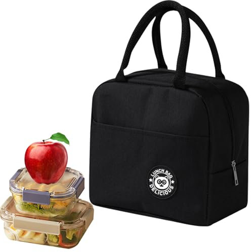 Borsa Termica Porta Pranzo, Borsa Frigo Piccola, 6L Borsa Porta Pranzo da Ufficio, Isolata Borsa Pranzo donna uomo per Ufficio, Scuola, Picnic, Viaggi