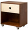 KCTOT Kommode, Mobiler Aufbewahrungsschrank, Aufbewahrungsschublade Aus Birke, Frei Kombinierbarer Schrank, Versteckter Griff(Beige,40cm/15.7in)