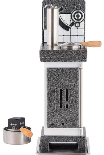 Erzgebirge Palast Huss Räucherkerzen Räucherkerzen- und Duftölofen weiß/Silber - 19 cm