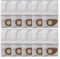 Emiif 4/10 Staubsaugerbeutel für Nilfisk Buddy II Serie SMS Staubsauger, Vliesstoffe, 18 l, große Kapazität, Staubsammelfiltration (10 Stück)