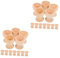 LALAFINA 2sets Easter Eggs Egg Holder Countertop Deviled Egg Containers with Lid Stuffers Quail Scissors Cup Egg Cartons Egg Tray for Stand Iced Coffee Dispenser Penguin Boiler 15pcs*2