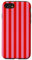 Retro Pink and Red Striped Geometric Stripes Pattern Case for iPhone SE (2020) / 7 / 8