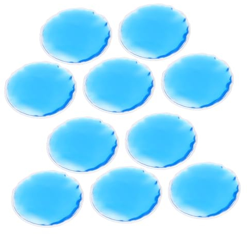 Veemoon Runde Pvc Augenpads 7cm Kalt und Warmkompresse Wiederverwendbar zur Linderung von Augenringen und Schwellungen