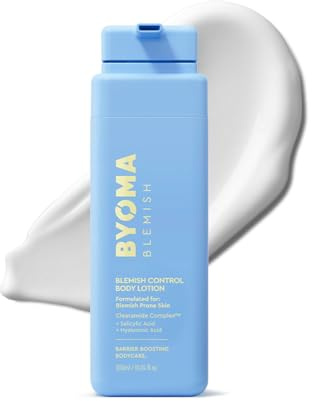 BYOMA Blemish Control Body Lotion for Acne-Prone Skin (300ml) | Soothes and Hydrates, Reduces Post-Blemish Marks, Gently Exfoliates with Salicylic Acid for Smooth, Healthy Skin