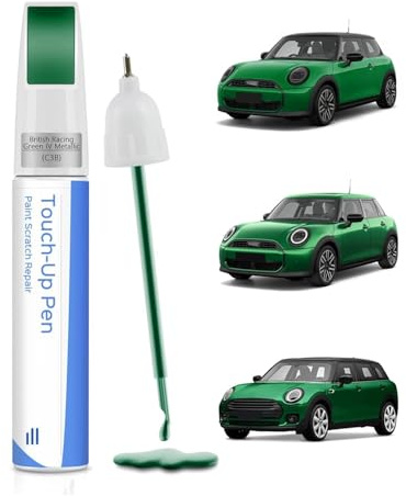 C3B British Racing Green IV Metallic auto Lackstift für BMW MINI – Exakte Übereinstimmung für Chips und Kratzer