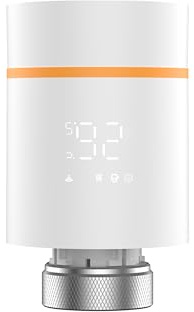 Yasorn WiFi-Heizkörperthermostat Smart-Heizungsventil mit APP-Fernbedienung, Kompatibel mit Alexa/Google Assistant, Frostschutz, Energiesparend, Multi-Mode-Temperaturregelung