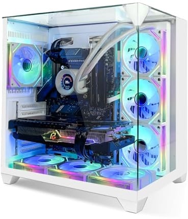 SYSTEMTREFF High-End Gaming PC - Intel Core i9-14900K - RTX 5070 12GB | Intel 8-Kern CPU bis 6 GHz, 32GB DDR5, 2TB M.2 NVMe SSD, Nvidia Grafik WLAN, Windows 11, für Gaming, Streaming