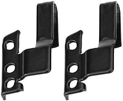 automotive wischerblatt-nachfüllpackung Scheibenwischer Adapter, Aramox 2 Satz universeller Frontscheibe Wischerblatt Adapter Montagesatz 3392390298 Metall Schwarz