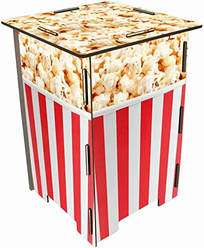 Werkhaus SH 8293 Photohocker Popcorn Mehrfarbig ca. 29,5 x 42 x 29,5 cm Sitzhocker Holzhocker