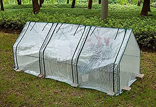 Invernadero Caseta Jardín Invernadero de Plástico Invernadero para Plantas al Aire Libre Invernadero de vivero con Cubierta de PE Gran Invernadero de Flores para jardín, Construido para durar la c