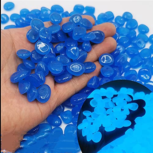 600 Stück leuchtende Kieselsteine, fruchtige Kieselsteine, Gartendekoration, Kieselsteine, Innenhof, Gehweg, Dekoration, dekorativer leuchtender Stein.