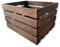 Waldsehnen Deko Aufbewahrungsbox Weinkisten Holz Vintage: Geschliffen mit Leinöl Versiegelt, Holzkiste Geflammt, Obstkiste Holz, Möbelkisten Braun XL