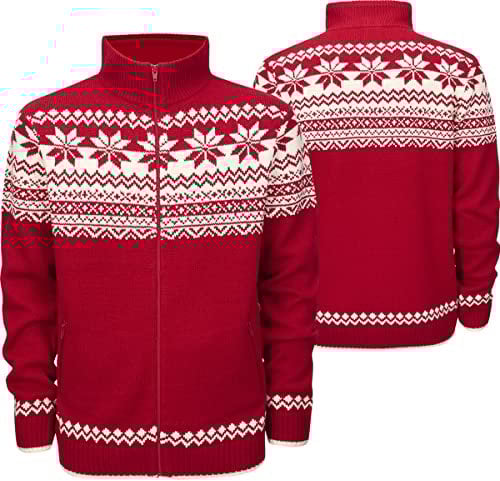 Brandit Norwegian Cardigan, color: red, size: L