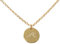 DAHEIM Halskette Welle - filigrane Kette Wave für Surfer Damen und Frauen, Heimat-Schmuck Meer aus Edelstahl (vergoldet) DHK295