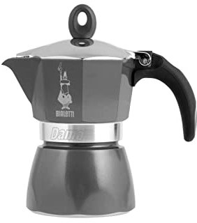 Bialetti Dama Special Espressokocher aus Aluminium, 3 Tassen, Grau