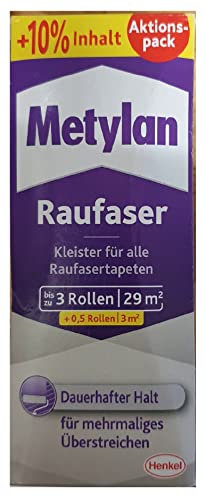 Tapetenkleister für Raufaser - bis zu 3 Rollen ca. 29 m2-200 g