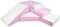 4 Großbausteine Schaumstoffbausteine Spielbausteine Bauklötze Rutsche-Set (Farbe: weiß, pink (Pastell))