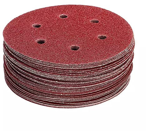 SPORTARC 225 mm Schleifscheiben Körnung 800, 10 Stück 225 mm Schleifpapier 6 Löcher Scheiben für Trockenbauschleifer Langhalsschleifer Elektrischer Wandpoliermaschine
