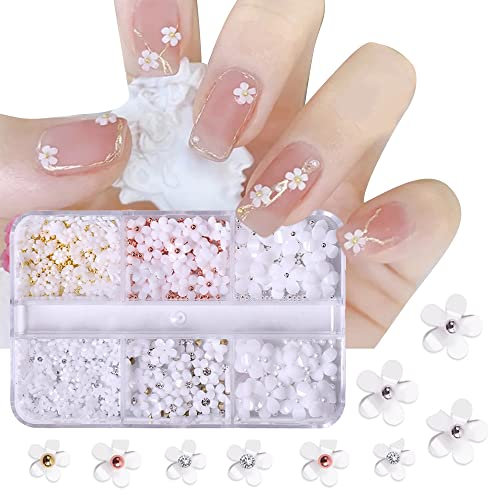 Acryl Blume 3d Nagel Charm Nagel Perlen Micro Nail Art Strasssteine Nagel Dekoration Blume Für 3d Blumen Nageldesign DIY Maniküre