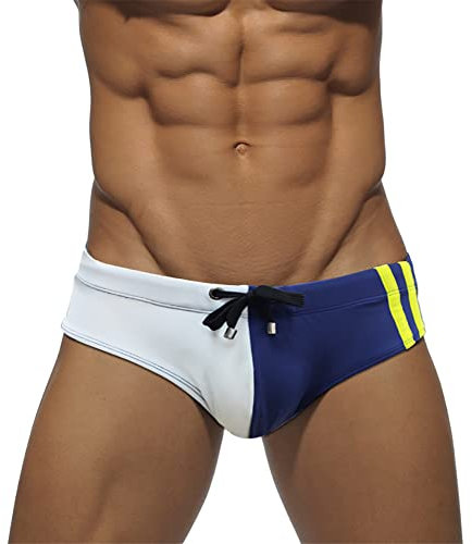 LikeJump Bañador de Natación Hombre Briefs Traje de Baño Secado Rápido para Playa Piscina