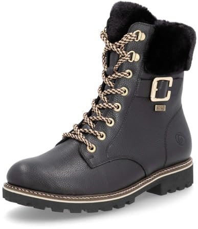 Remonte Damen D8481 Stiefeletten, schwarz 02, 39 EU