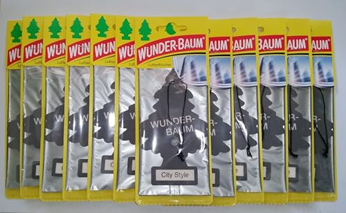 12 x WUNDER- BAUM City Style Auto Duftbaum Lufterfrischer Airfreshener