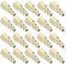 PATIKIL 1/4 Female Industrial Air Plug, 20Pcs 300PSI Compressor Connect Fittings for Automotive Industry Air Compressors Mechanical Engineering, Copper