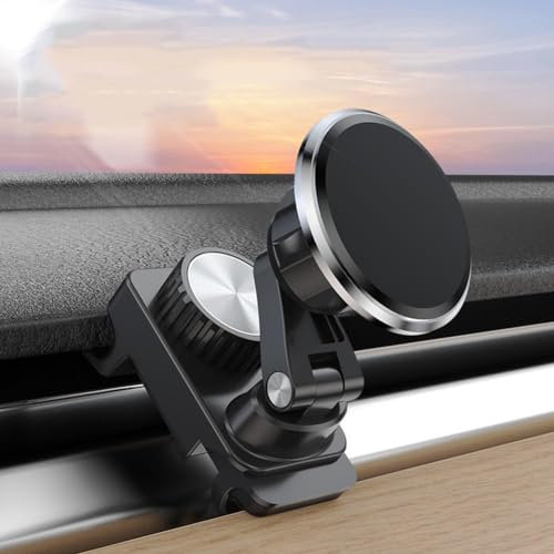 For Tesla Phone Mount Holder Magnetic,Phone Holder Mount Dashboard Vent Holder for Model Y Accessories,Magnetic Dash Car Mount for Model 3/Y Dashboard Air Vent Windshield (C)