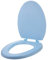 Veemoon Abattant De Wc Mousse Épaisse Lunette De Toilette Allongée Design Vintage Confort Optimal Pour Salle De Bain