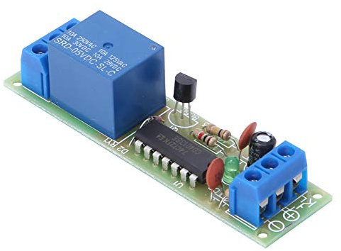 1-teiliges 5-V-DC-Relaismodul CD4013-Chip-D-Triggerformmodul, Stabile Leistung, Anti-Rückstromschutz, 10 A Belastbarkeit, NO NC Single Pole Double Throw mit Optokoppler-Isolierung