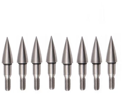 PHILOCS 24St Bogenschießen Pfeilspitzen Jagen Praxis Broadheads Screw in 70 80 90 100 125 150 175 200 Grain Geschoss Rostfreier Stahl Gegengewicht Pfeilspitzen (70grain)