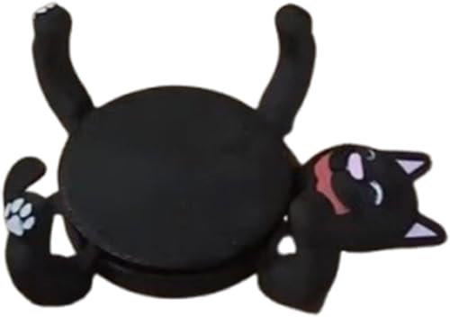 3D Print Cat Coasters, Funny Cats Cup Holder For Drinks, Creative Coasters Cat Mug Holder, Coffee Table Decor For Pet Lovers Black