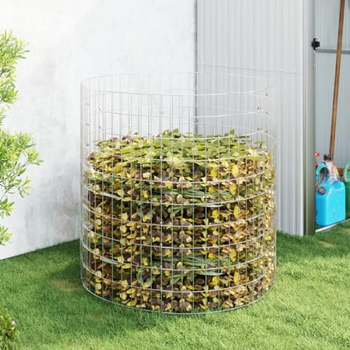 Haus & Garten, Rasen & Garten, Gartenarbeit, Komposter, Komposter, Gartenkomposter, 100 x 100 cm, verzinkter Stahl