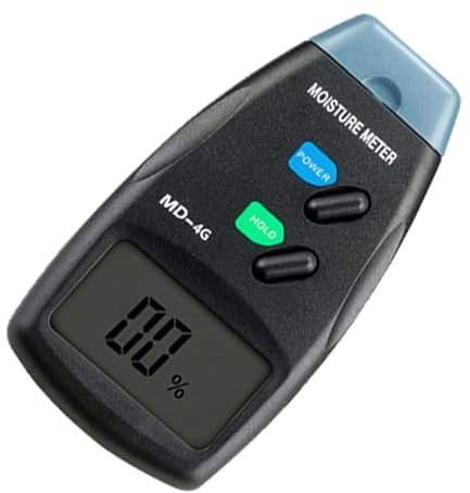Alipis Hygrometer digital Und Feuchtemesser Hydrometer tragbar Feuchtigkeitsmesser für das Feuchtigkeitsleser Wasserlecksucher Feuchtigkeitsmesser Trockenbau Plastik