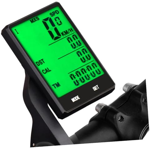 Cabilock Kabelloser Fahrradcomputer Tachometer GPS Kilometerzähler Schwarz Fahrradzubehör Für Mountainbike Touren