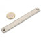 Magnete al neodimio piatta striscia di 120 X 13 X 5 mm con Perforazione e riduzione – 35 kg