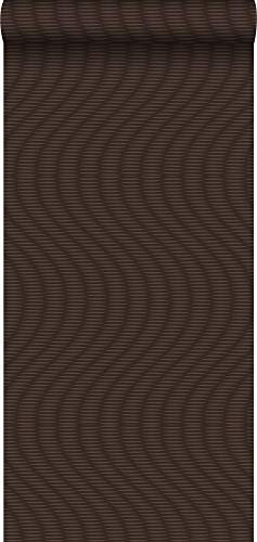 Esta Home Tapete Regenbogenstreifen Hellrosa und Beige 53 cm x 10.05 m