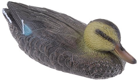 Fenteer Gartenfigur Plastik Tier Vogel Teichdeko Teichfigur Garten Figur Modell - Stockente, 26x 11x 10cm