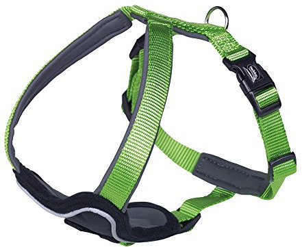 Nobby Komfort Geschirr Classic Preno, grün/grün L: 30-35 cm, B: 15 mm, 1 Stück