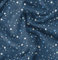 Soimoi Blau Baumwoll-Popeline Stoff Sterne Star Stoff Meterware 42 Zoll breit