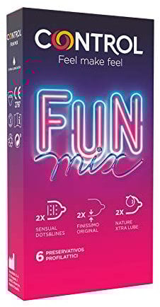 Profilactico Control Sensual Fun Mix 6U