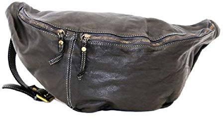 BZNA Bag Luigi schwarz Italy Designer Gürteltasche Bauchtasche Fanny Bag Umhängetasche Schultertasche Tasche Leder Shopper Neu