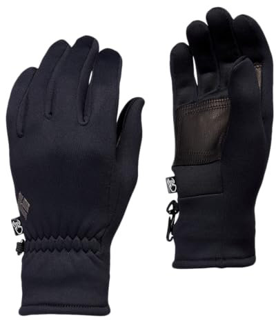 Black Diamond Heavyweight Screen Tap Handschuhe, Black, S
