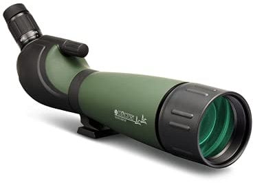 KONUS | KONUSPOT-65 Spektiv für die Jagd und den Schießsport, ideal für die Vogelbeobachtung in der Morgen- und Abenddämmerung, Zoom/Durchmesser 15-45x65, mit Tischstativ und Smartphone-Halterung
