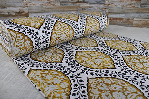 240 cm Popeline Baumwollstoff Meterware ab 50cm aus Baumwolle Stoff Patchwork Basteln ÖKO-TEX Zertifikat Stoffe Oriental Motiven (MUSTER 1)